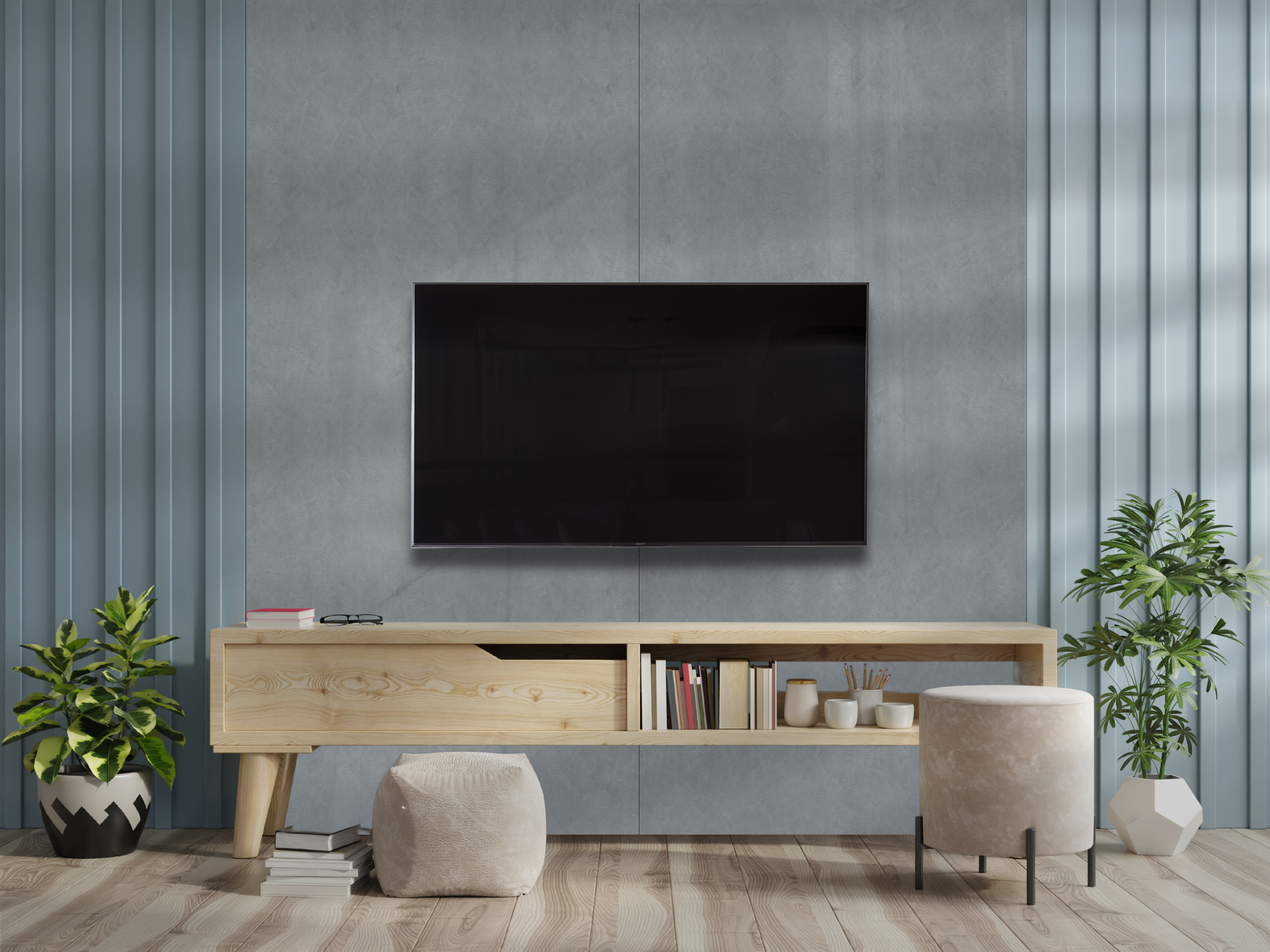 Loft Gray - Flat Wall Panel