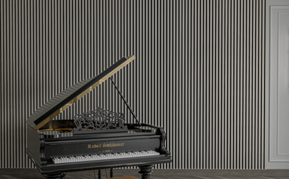 Gray Line Bamboo | Essential | Acoustic Wall Panel