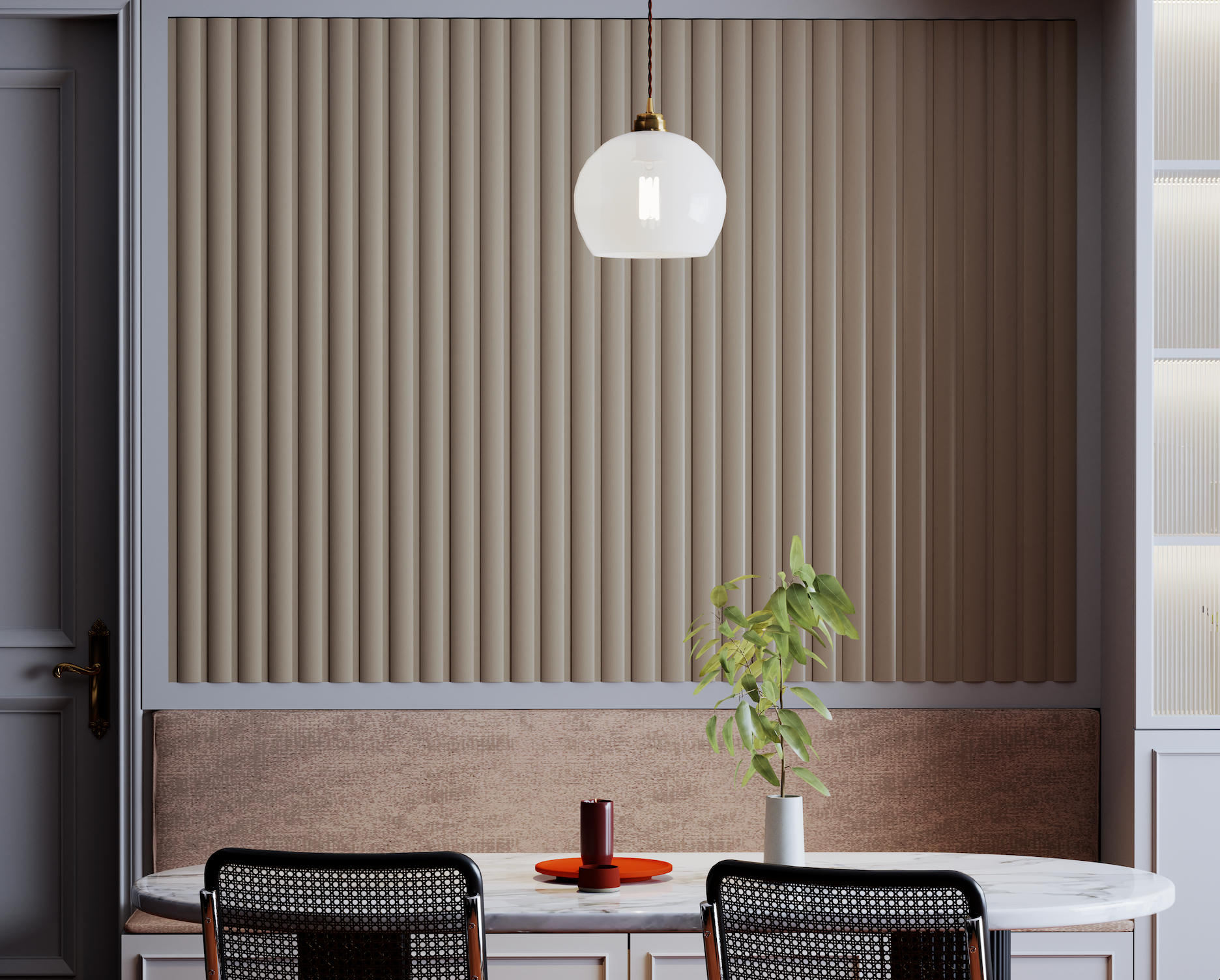 Coffee Brown | WP06 | 3D Wall Panel