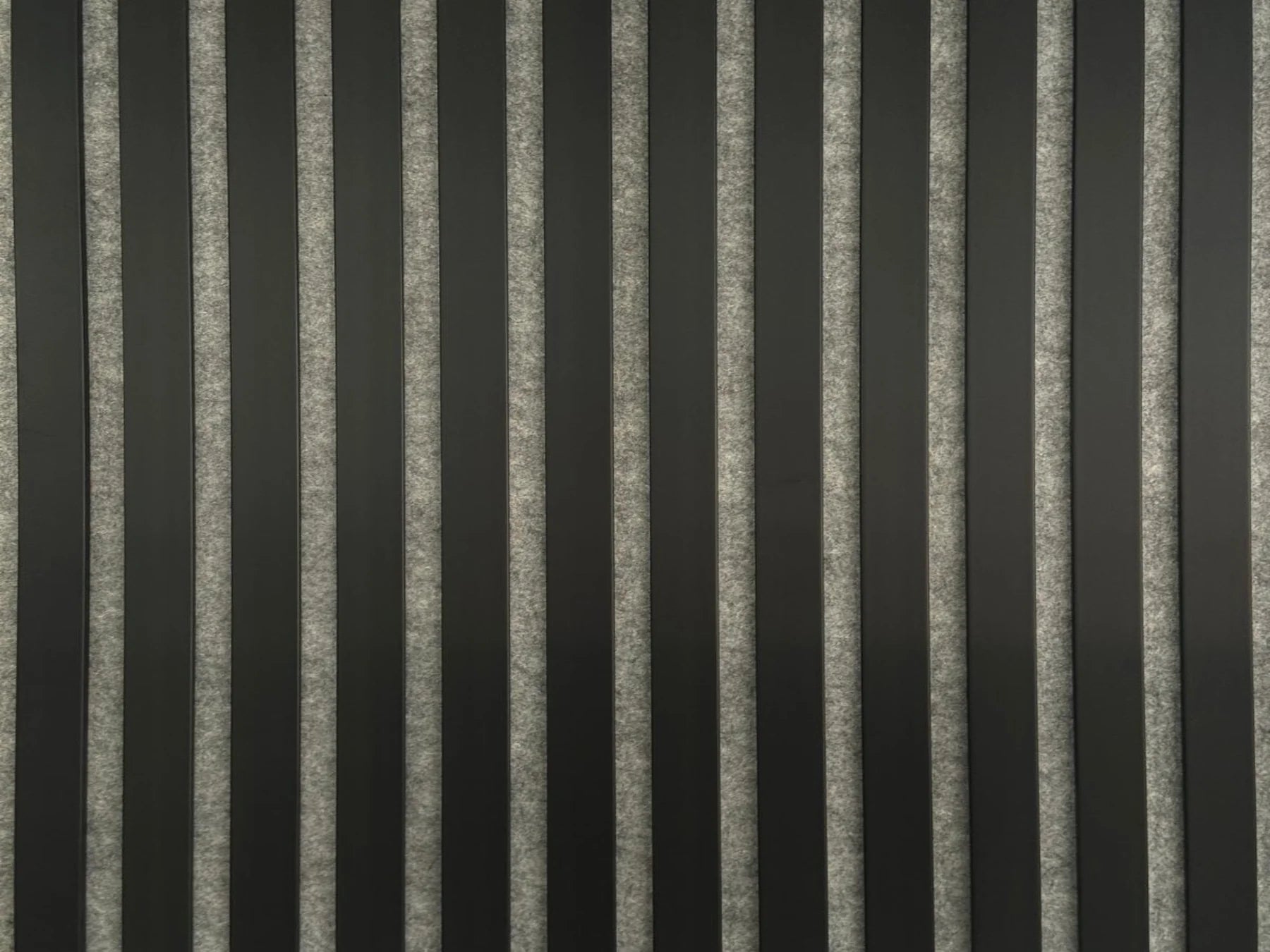 Matte Black | Acoustic Wall Panel (Gray Felt)