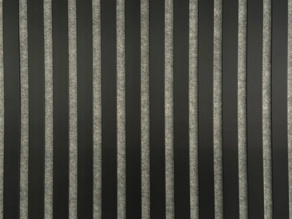 Matte Black | Acoustic Wall Panel (Gray Felt)